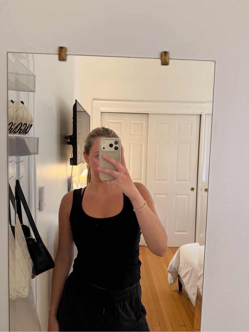 Abercrombie & Fitch Black Scoop Neck Tank